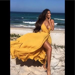 NWT- SEXY AND FLOWY MAXI